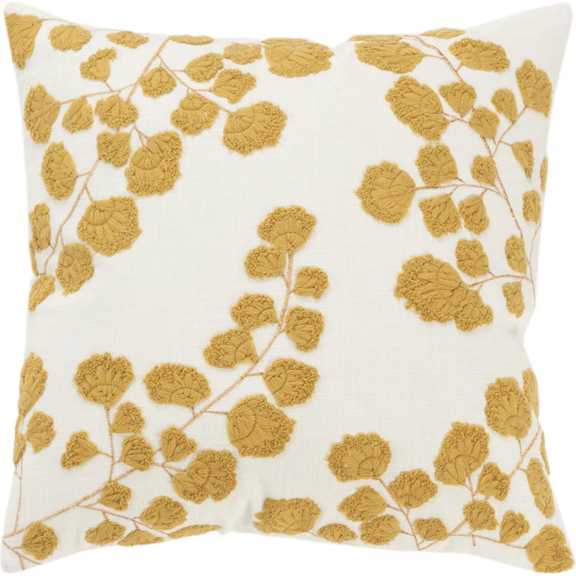 Elko Pillow by HedgeApple Essentials in gold, yellow, ivory. Made from cotton, polyester in a eclectic & global style.