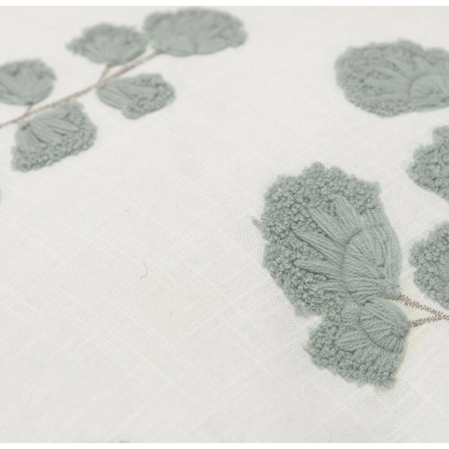 002 SI-2438758 | Closeup | Gloucester Pillow by HedgeApple Essentials in grey, ivory. Made from cotton, polyester in a transitional style.