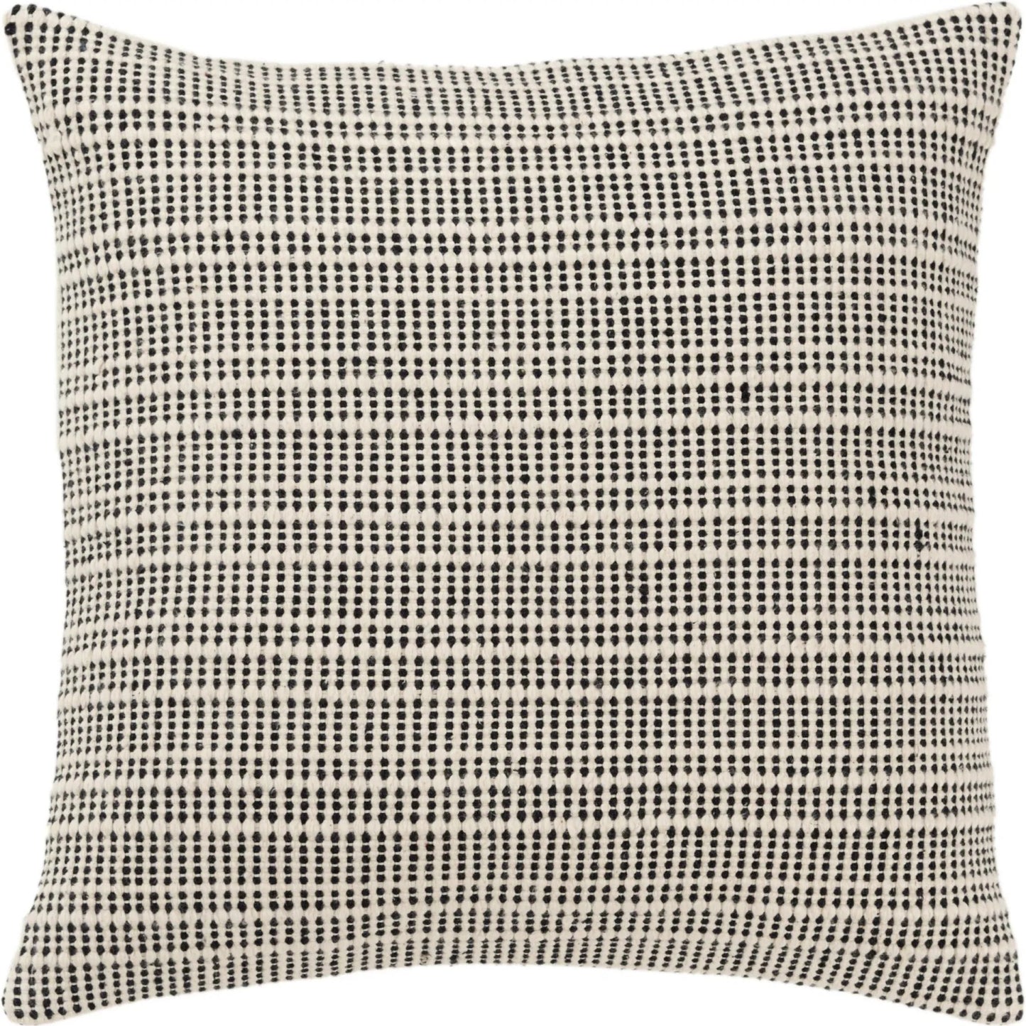 001 SI-2438428 | Primary Silo | Nippawalla Pillow by HedgeApple Essentials in black, cream. Made from cotton in a transitional style.