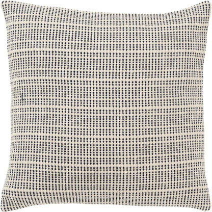 Treutlen Pillow by HedgeApple Essentials in navy, yellow, cream. Made from cotton in a transitional style.