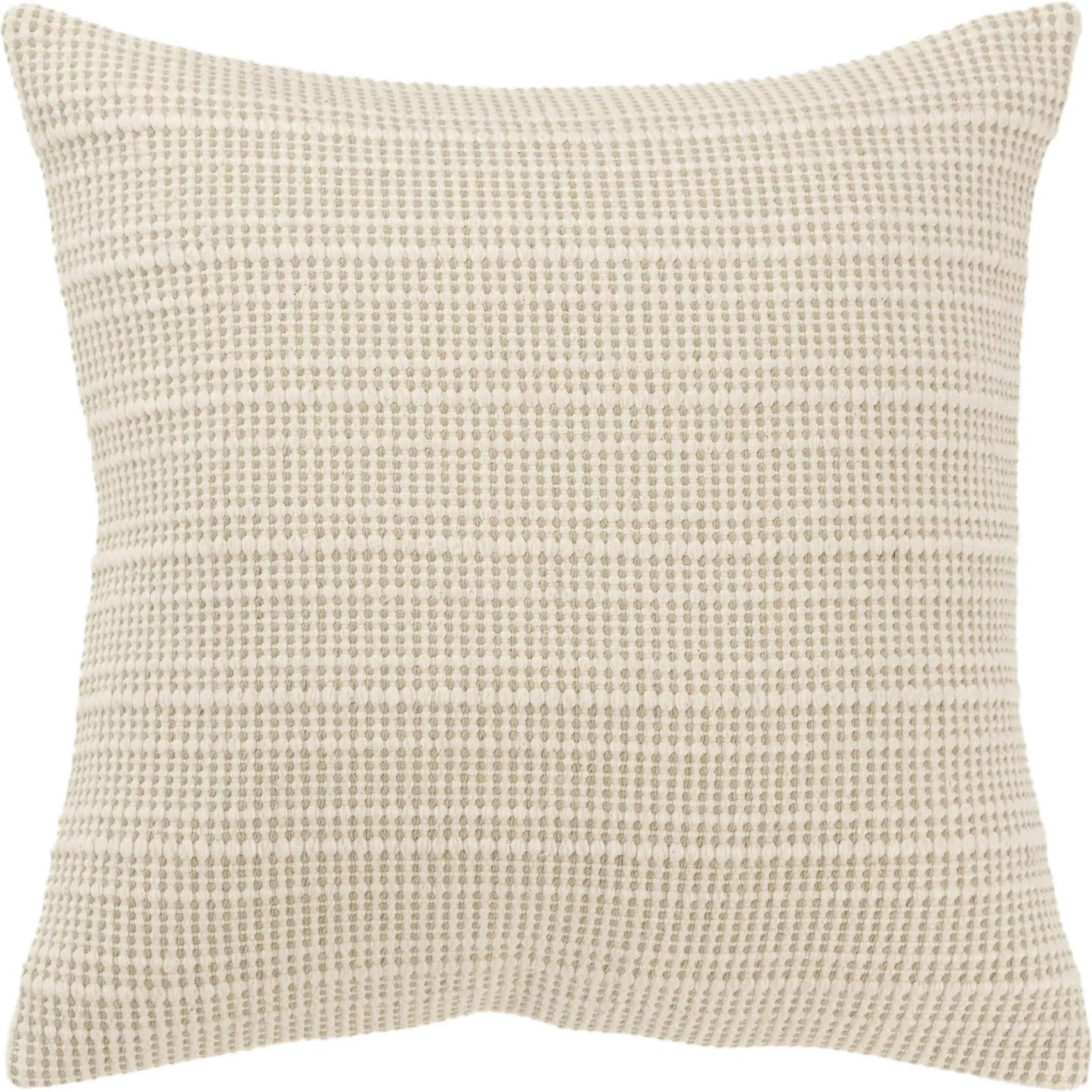 001 SI-2438559 | Primary Silo | Pierce Pillow by HedgeApple Essentials in cream. Made from cotton in a transitional style.