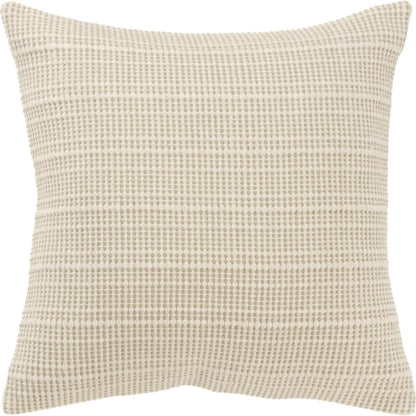 Pierce Pillow by HedgeApple Essentials in cream. Made from cotton in a transitional style.