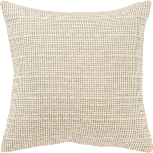 Pierce Pillow by HedgeApple Essentials in cream. Made from cotton in a unique style.
