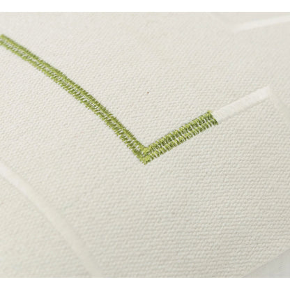 Brantford Pillow by HedgeApple Essentials in green, ivory. Made from cotton in a transitional style.