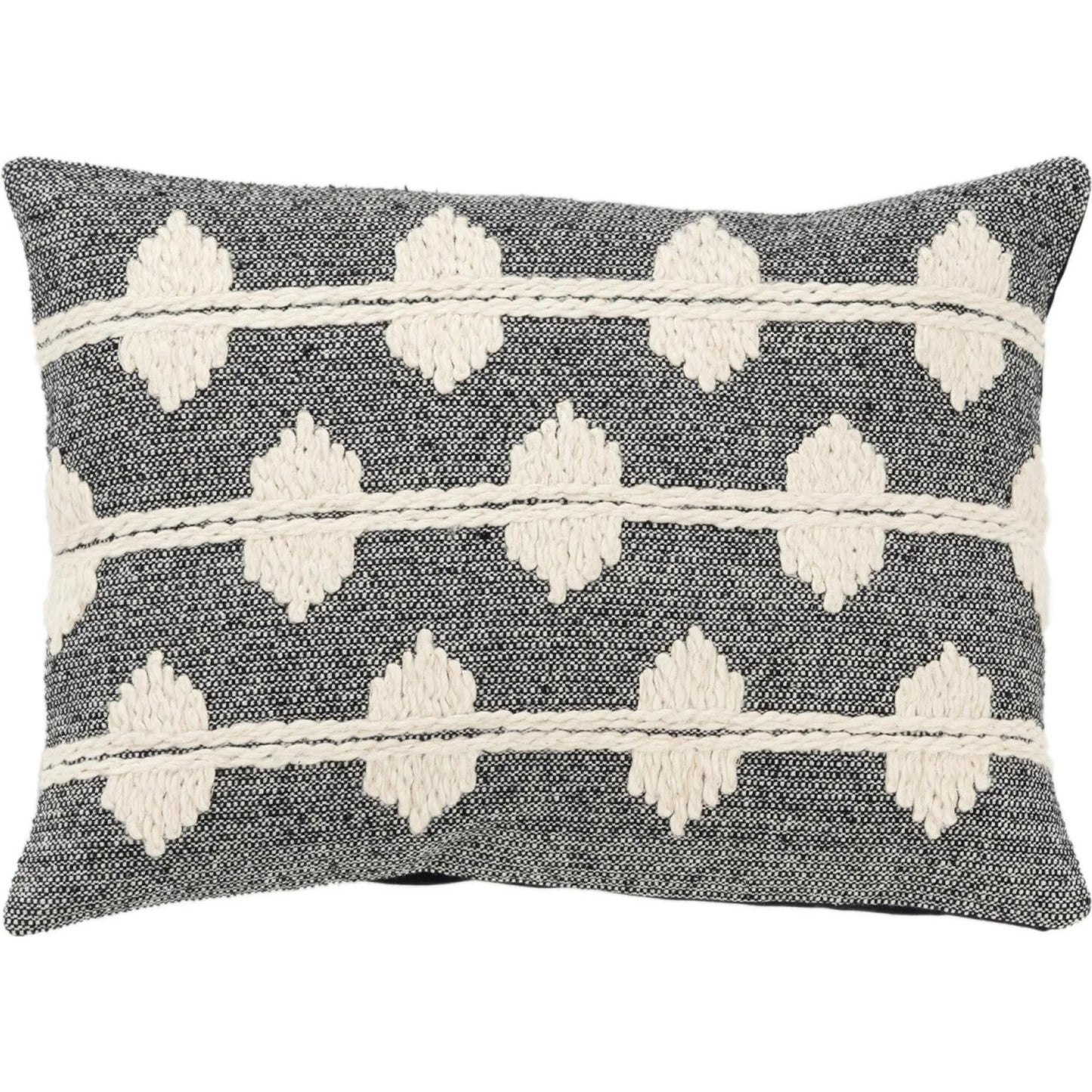 001 SI-2438433 | Primary Silo | Christian Pillow by HedgeApple Essentials in black. Made from cotton in a rustic style.