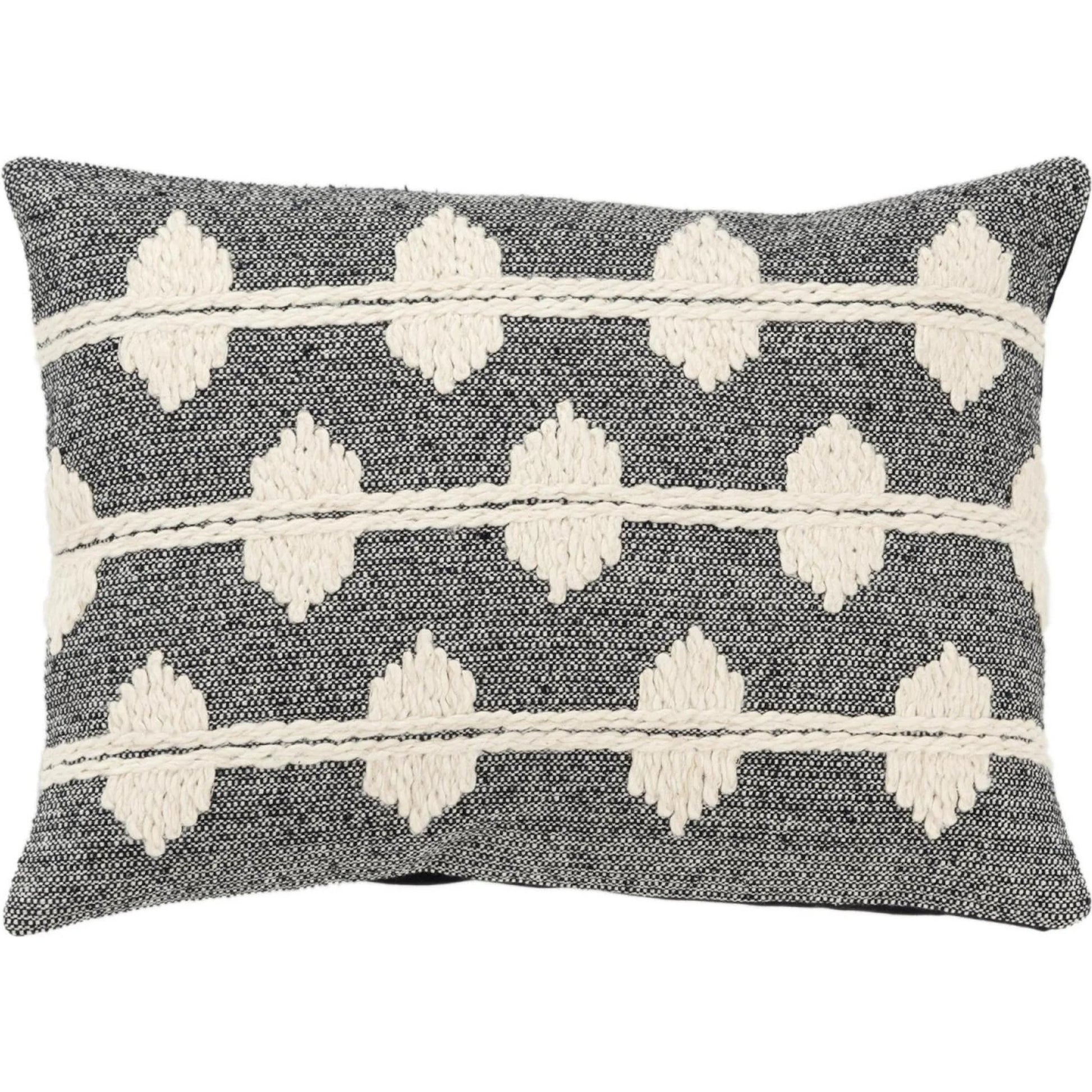 Christian Pillow by HedgeApple Essentials in black. Made from cotton in a rustic style.