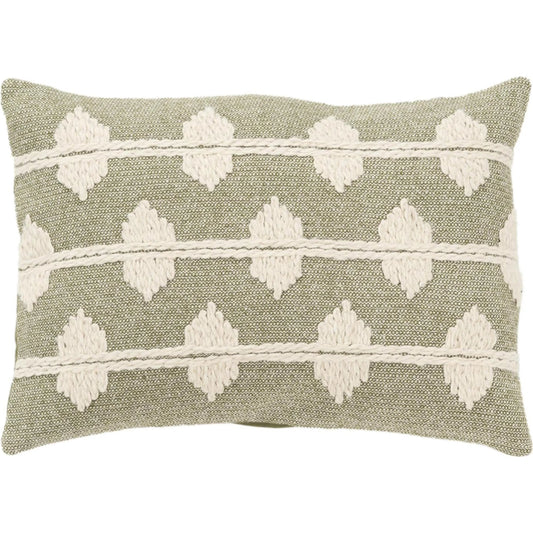 Courtland Pillow by HedgeApple Essentials in green. Made from cotton in a unique style.