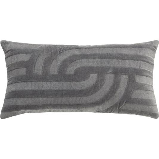 Miller Pillow by HedgeApple Essentials in grey. Made from cotton, polyester in a unique style.