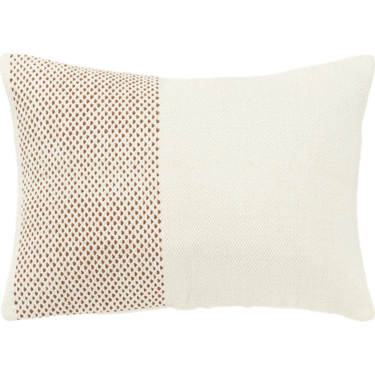 Winfield Pillow by HedgeApple Essentials in brown, camel. Made from cotton in a unique style.