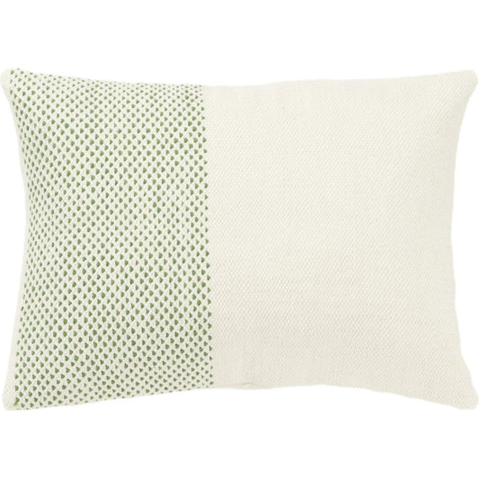 Otero Pillow by HedgeApple Essentials in green. Made from cotton in a unique style.