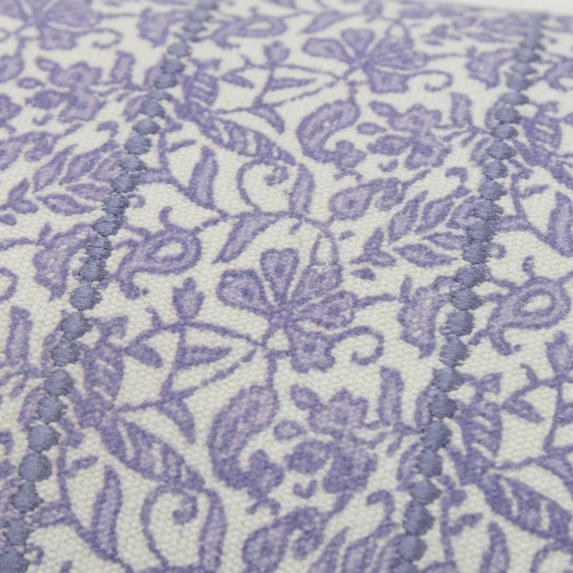 Mecosta Pillow by HedgeApple Essentials in violet. Made from cotton in a traditional style.