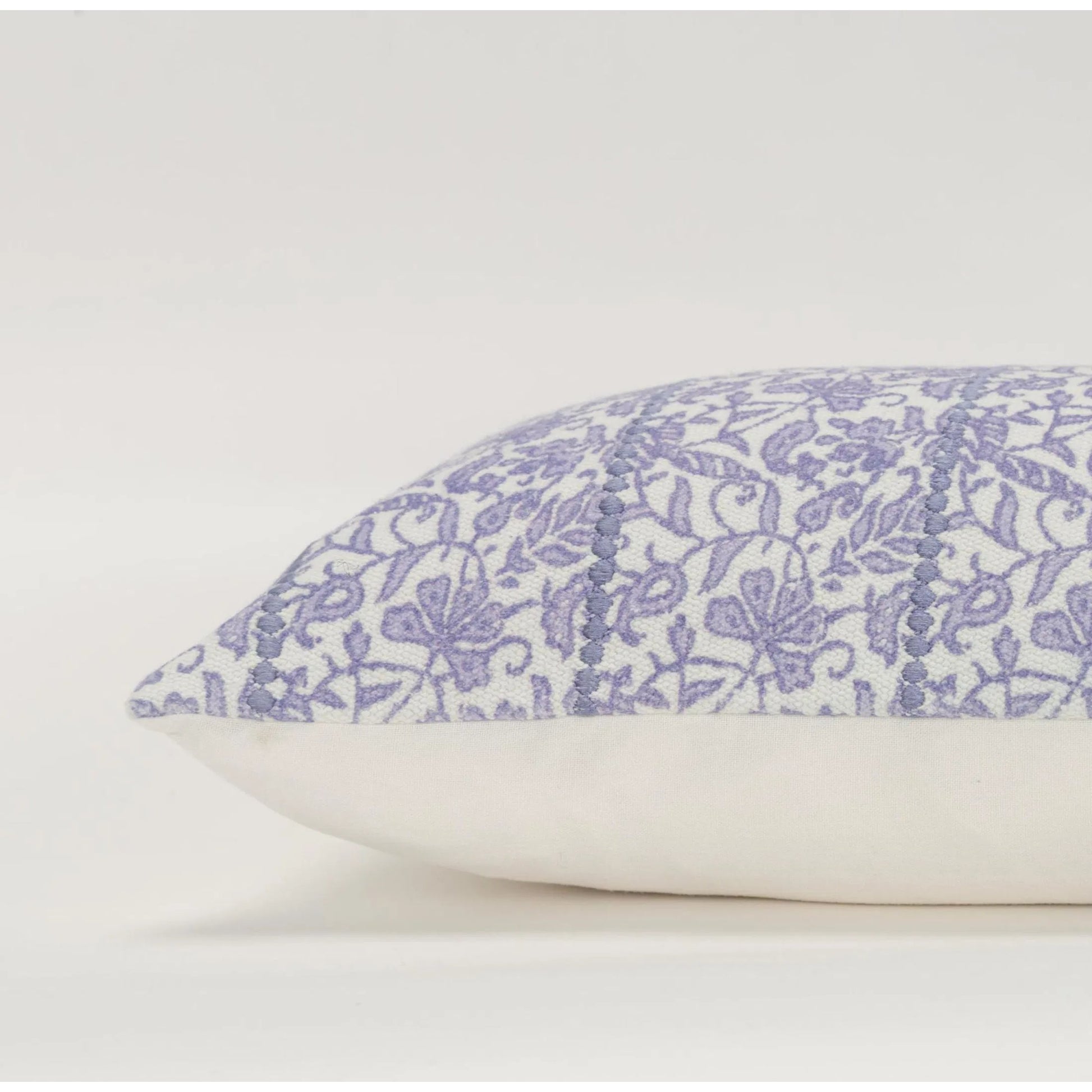 Mecosta Pillow by HedgeApple Essentials in violet. Made from cotton in a traditional style.