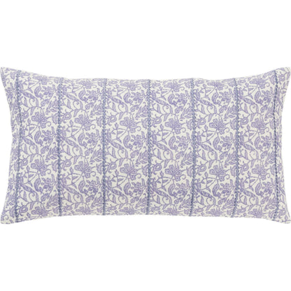 Mecosta Pillow by HedgeApple Essentials in violet. Made from cotton in a traditional style.