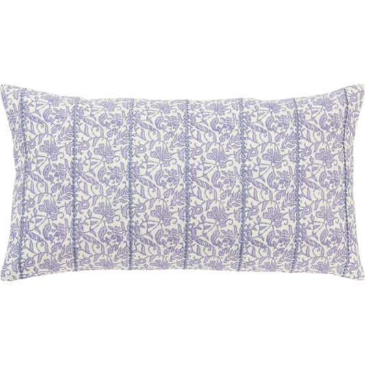 Mecosta Pillow by HedgeApple Essentials in violet. Made from cotton in a unique style.