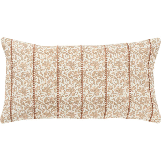Bourbon Pillow by HedgeApple Essentials in brown, camel. Made from cotton in a unique style.
