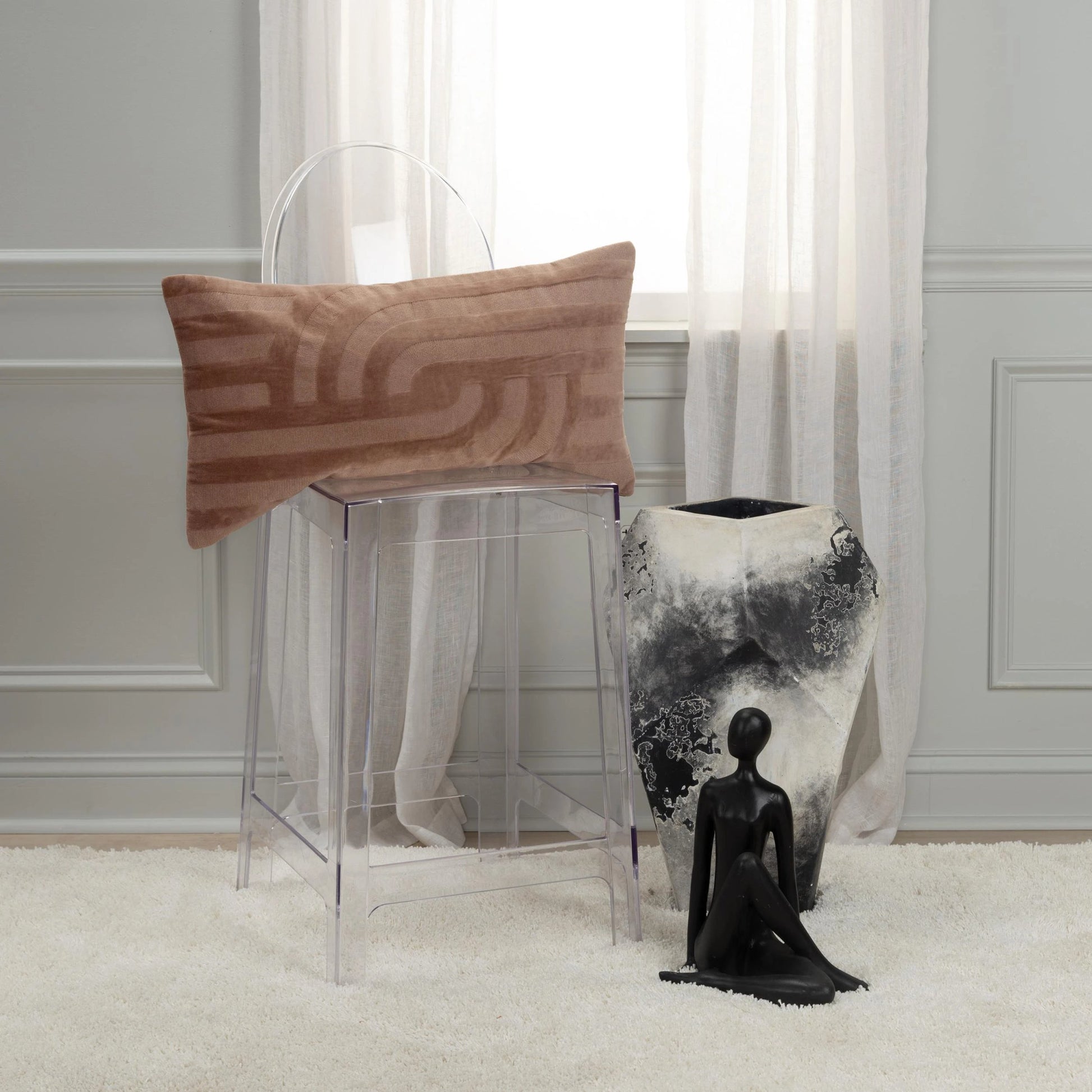 Miller Pillow by HedgeApple Essentials. Made from polyester, cotton in a modern style.