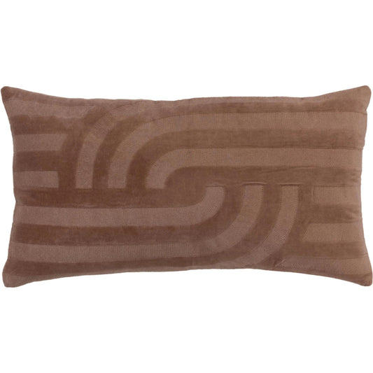 Cimarron Pillow by HedgeApple Essentials in brown, camel, gold. Made from cotton, polyester in a unique style.