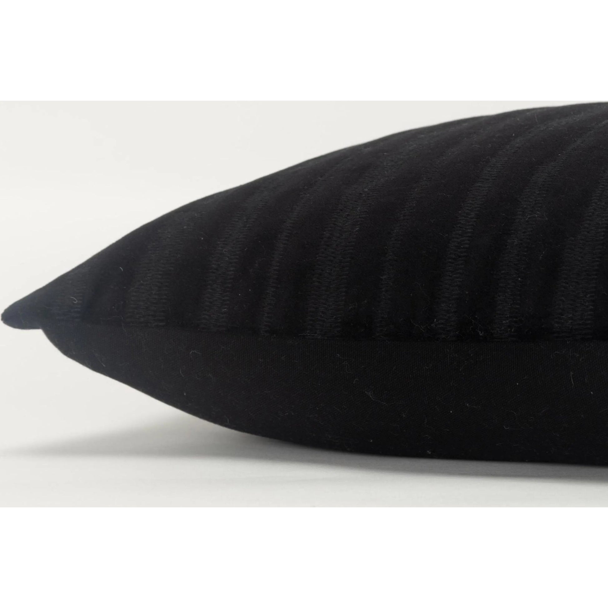 Parmer Pillow by HedgeApple Essentials in black. Made from cotton, polyester in a modern style.