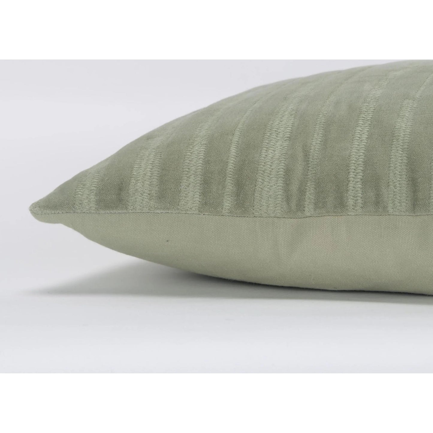 003 SI-2438707 | Closeup | Oakland Pillow by HedgeApple Essentials in green. Made from cotton, polyester in a eclectic & global style.
