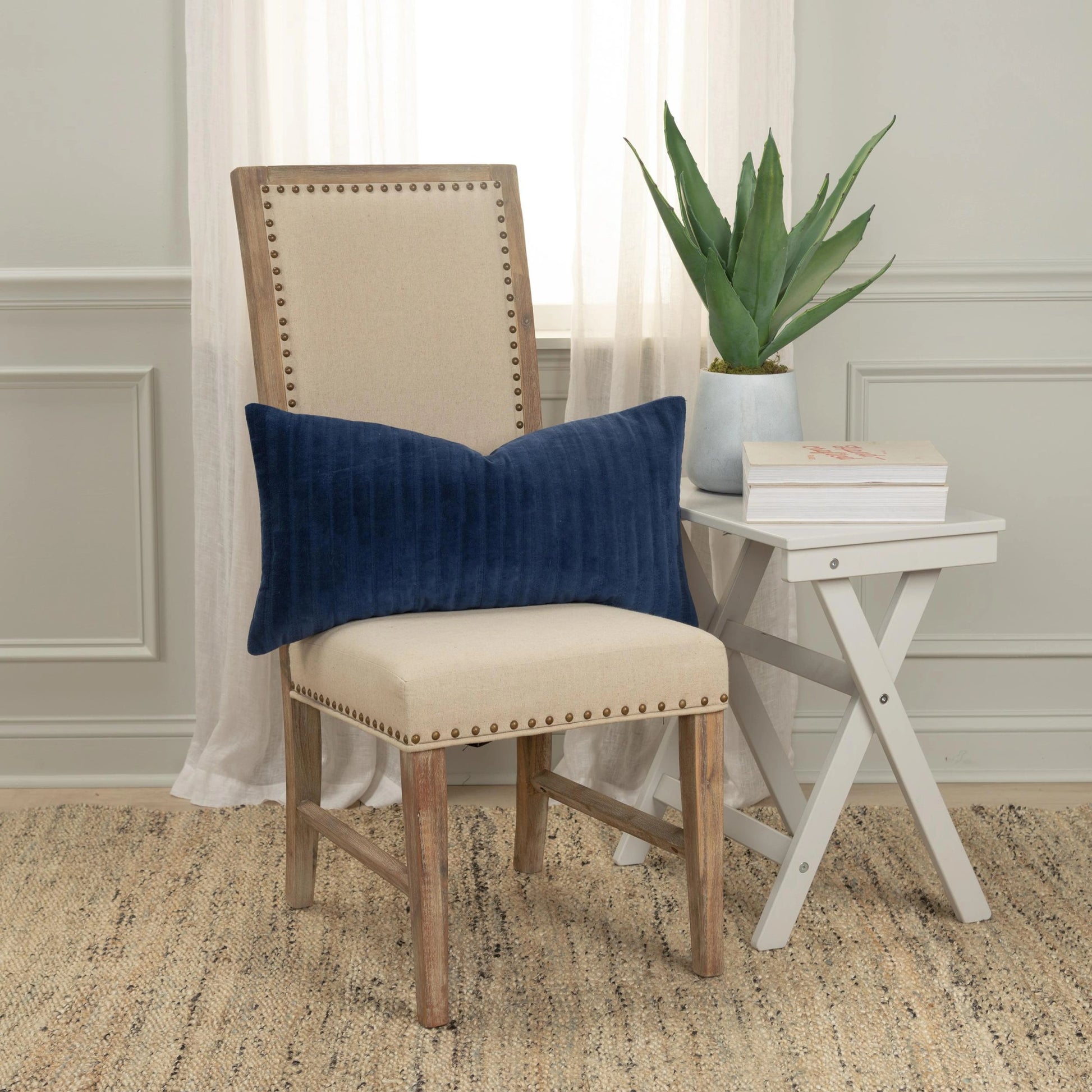 Oakland Pillow by HedgeApple Essentials in coral. Made from polyester, cotton in a modern style.