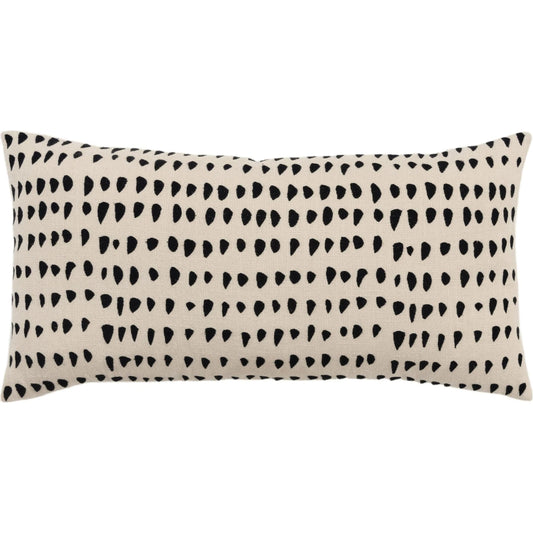 Stearns Pillow by HedgeApple Essentials in black. Made from cotton in a unique style.