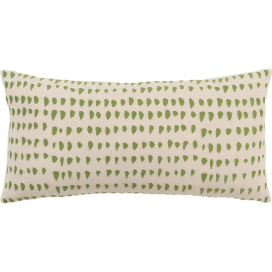 Driftwood Pillow by HedgeApple Essentials in green. Made from cotton in a unique style.