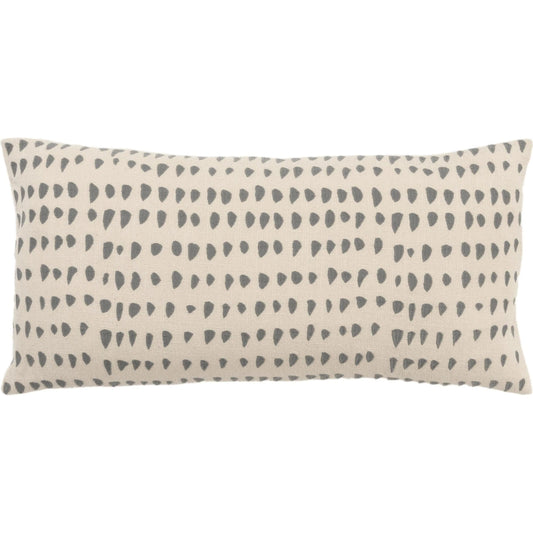 Itasca Pillow by HedgeApple Essentials in grey. Made from cotton in a unique style.