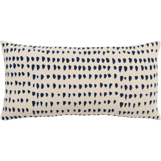 Salinas Pillow by HedgeApple Essentials in blue. Made from cotton in a unique style.