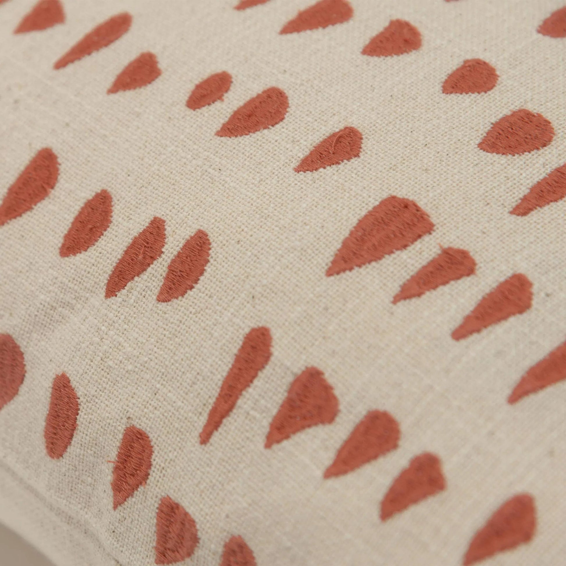 Jarvis Pillow by HedgeApple Essentials in coral. Made from cotton in a eclectic & global style.