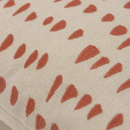 Jarvis Pillow by HedgeApple Essentials in coral. Made from cotton in a eclectic & global style.