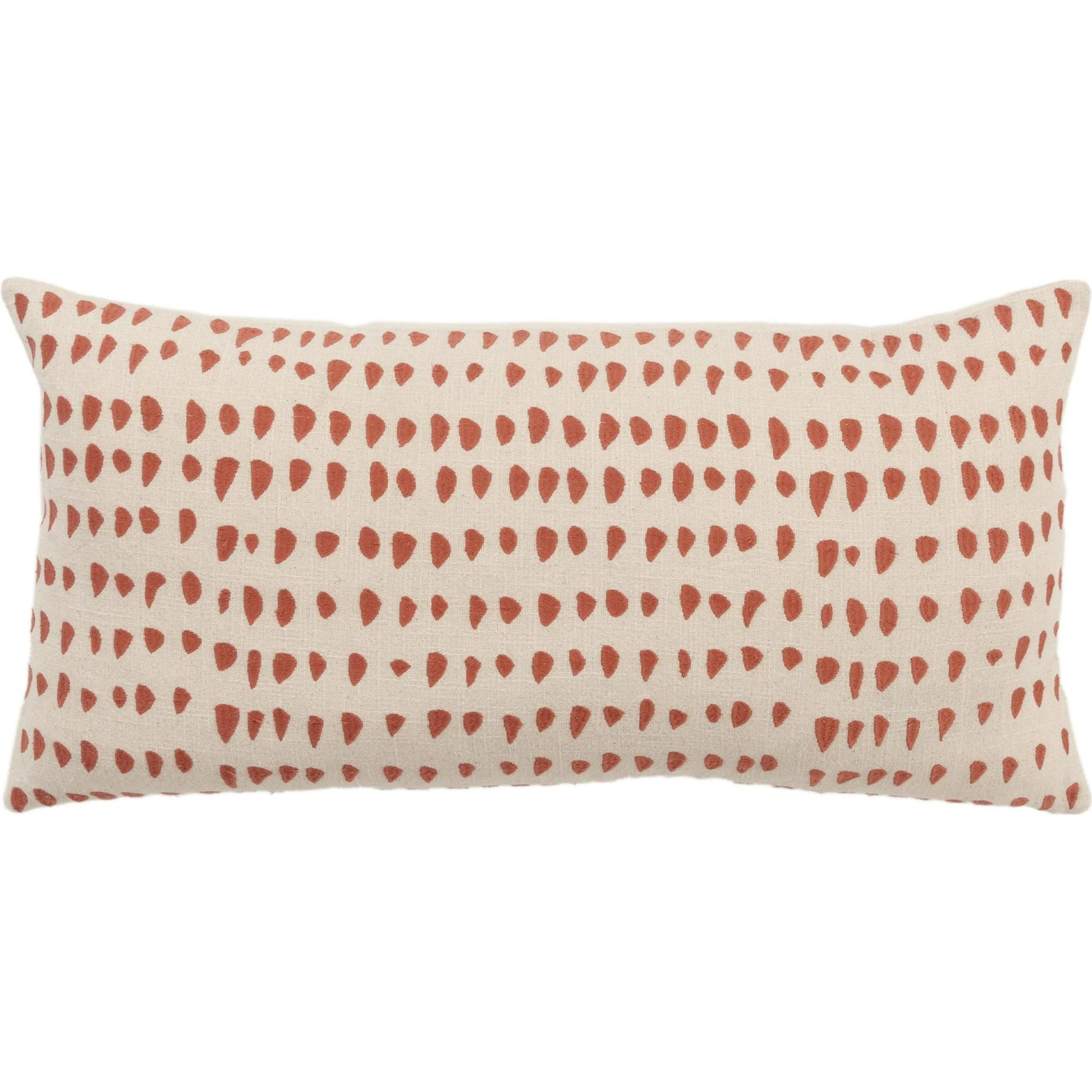 Jarvis Pillow by HedgeApple Essentials in coral. Made from cotton in a eclectic & global style.