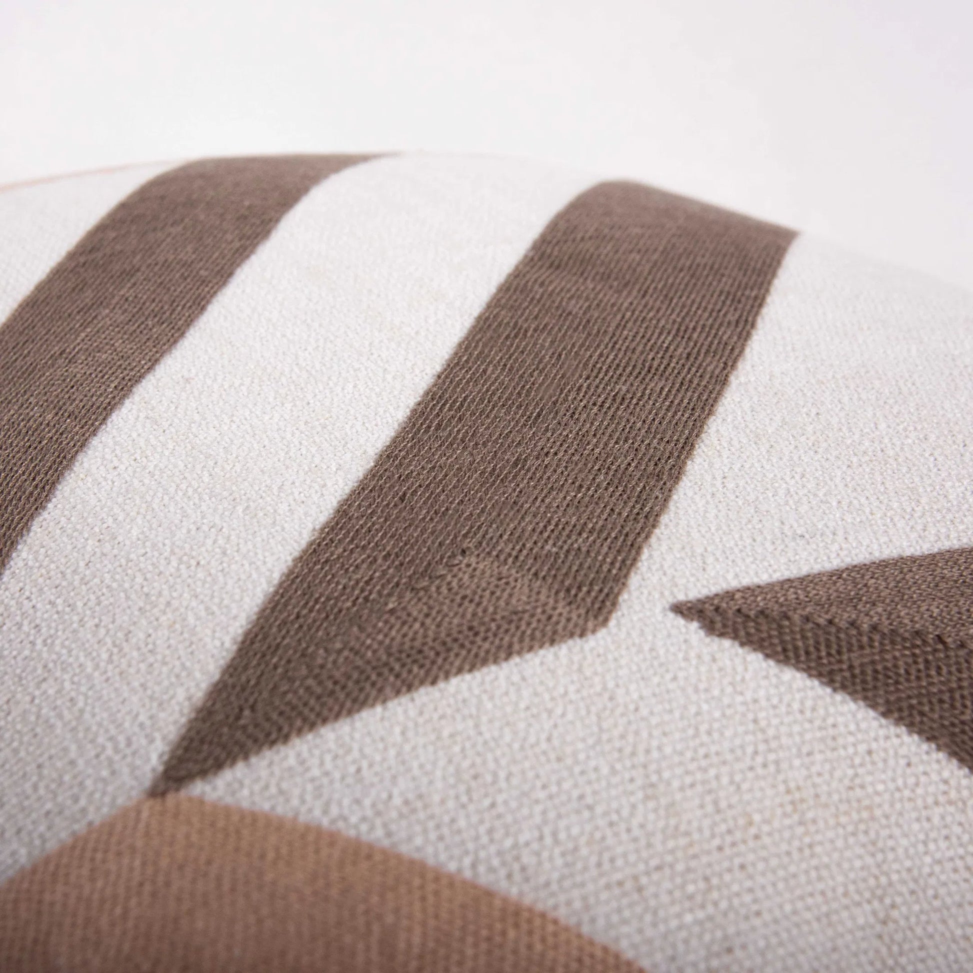 Meriwether Indoor/Outdoor Pillow by HedgeApple Essentials in brown, blush. Made from polyester pet, polyester in a eclectic & global style.