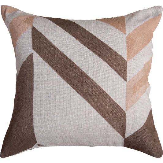 Meriwether Indoor/Outdoor Pillow by HedgeApple Essentials in brown, blush. Made from polyester pet, polyester in a unique style.
