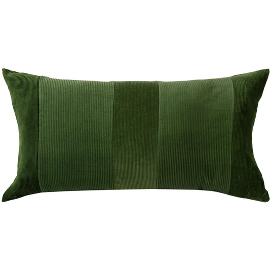 Yancey Pillow by HedgeApple Essentials in green. Made from cotton in a unique style.