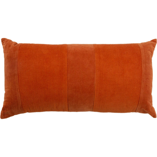 Kane Pillow by HedgeApple Essentials in orange, rust, terracotta. Made from cotton in a unique style.