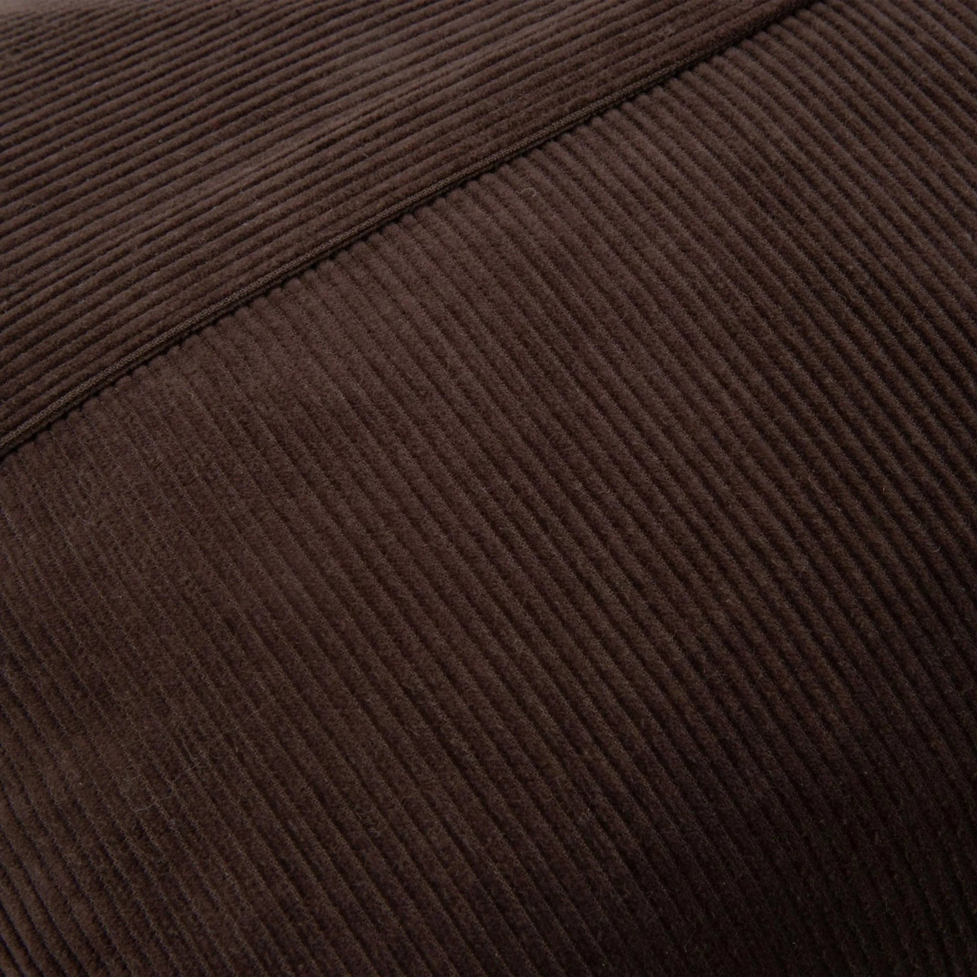 Bolton Pillow by HedgeApple Essentials in brown, chocolate, neutral, dark brown. Made from cotton in a transitional style.