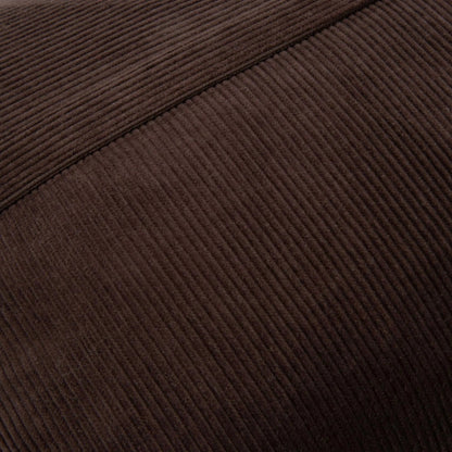 Bolton Pillow by HedgeApple Essentials in brown, chocolate, neutral, dark brown. Made from cotton in a transitional style.
