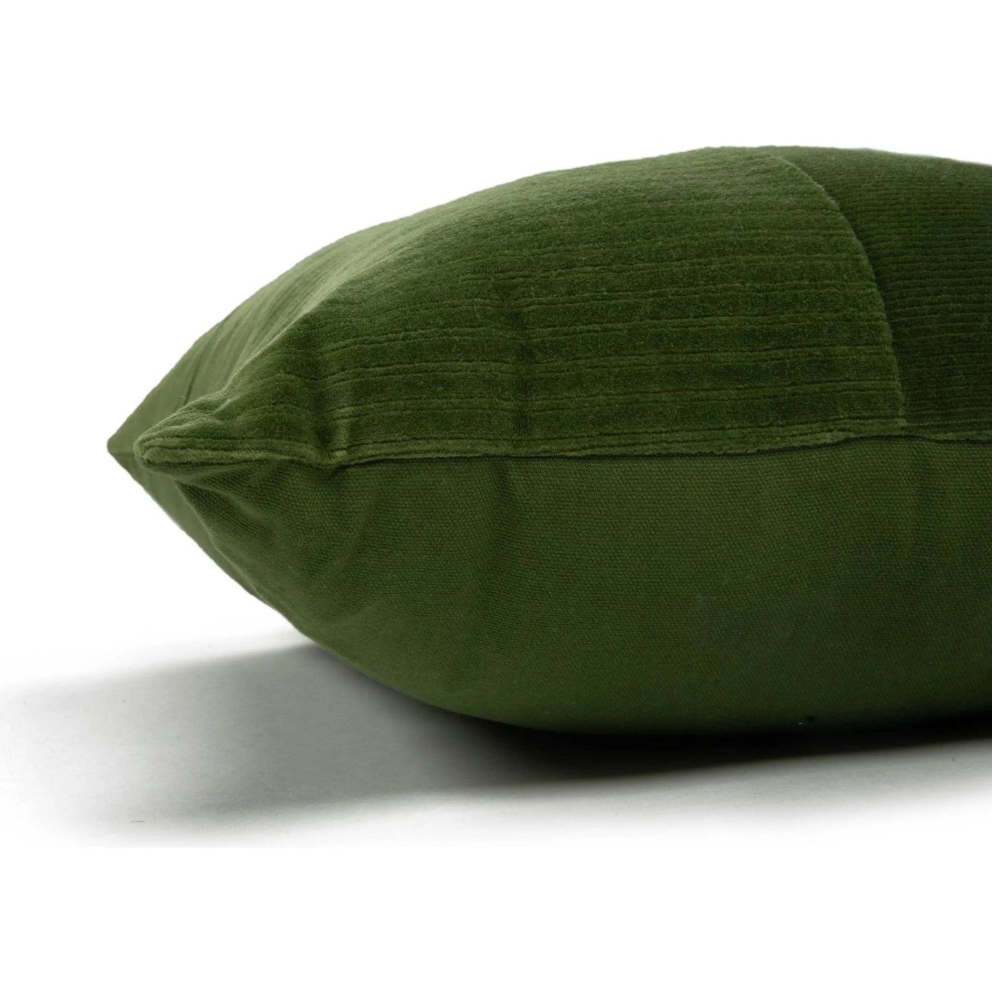 003 SI-2438711 | Closeup | Schoharie Pillow by HedgeApple Essentials in green. Made from cotton in a eclectic & global style.