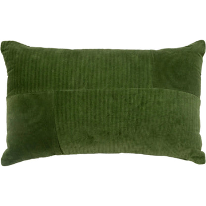 Schoharie Pillow by HedgeApple Essentials in green. Made from cotton in a eclectic & global style.