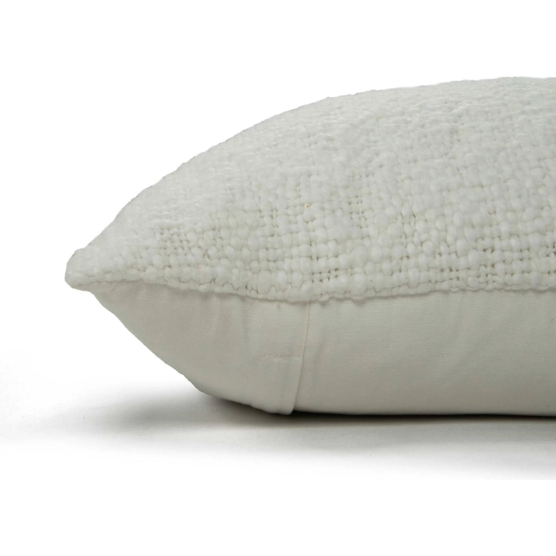 Tillman Pillow by HedgeApple Essentials in cream, ivory, white. Made from polyester, cotton in a transitional style.