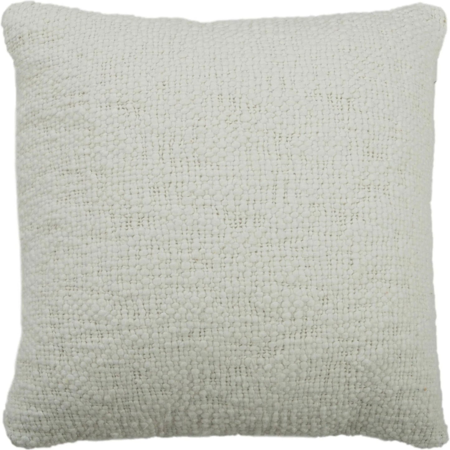 001 SI-2438560 | Primary Silo | Tillman Pillow by HedgeApple Essentials in cream, ivory, white. Made from polyester, cotton in a transitional style.