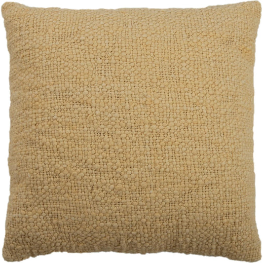 Smith Pillow by HedgeApple Essentials in boulder, yellow, light yellow. Made from polyester, cotton in a unique style.