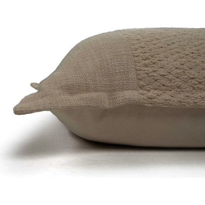 Jim Pillow by HedgeApple Essentials in brown, dark taupe. Made from cotton in a transitional style.