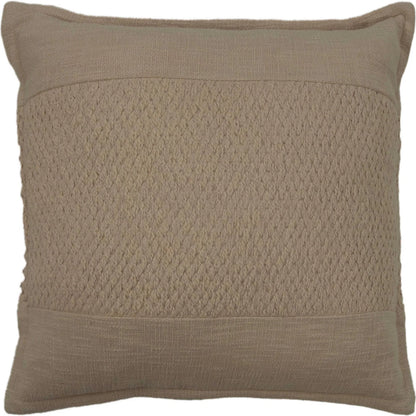 Jim Pillow by HedgeApple Essentials in brown, dark taupe. Made from cotton in a transitional style.
