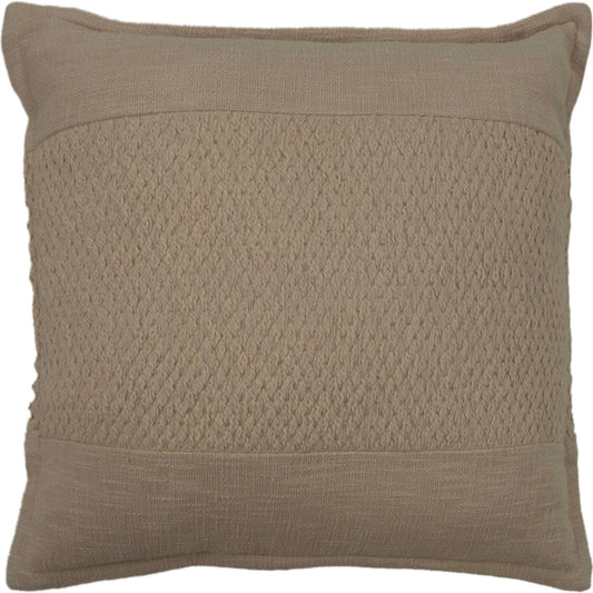 Jim Pillow by HedgeApple Essentials in brown, dark taupe. Made from cotton in a unique style.