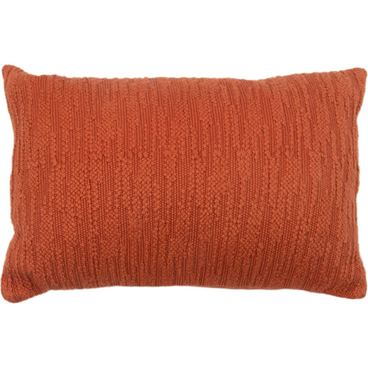 Chester Pillow by HedgeApple Essentials in orange, terra cotta. Made from cotton in a unique style.