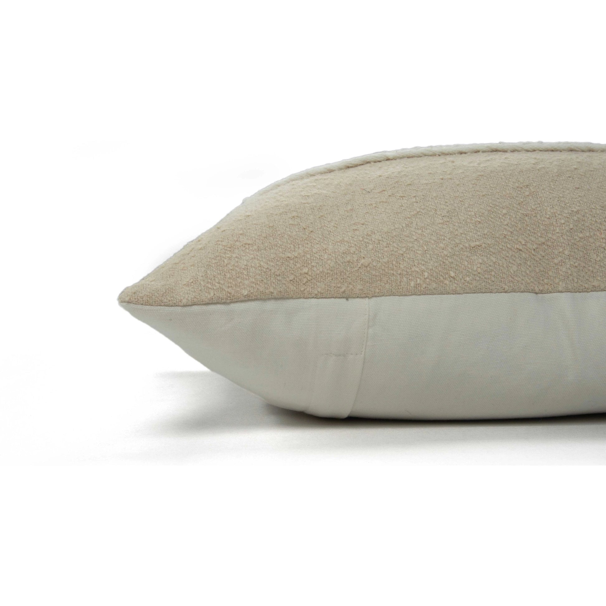 Kings Pillow by HedgeApple Essentials in ivory. Made from cotton in a modern style.