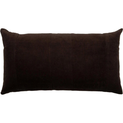 Desha Pillow by HedgeApple Essentials in brown, chocolate, neutral, dark brown. Made from cotton in a eclectic & global style.