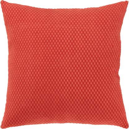 Plumb Pillow by HedgeApple Essentials in red. Made from cotton in a modern style.