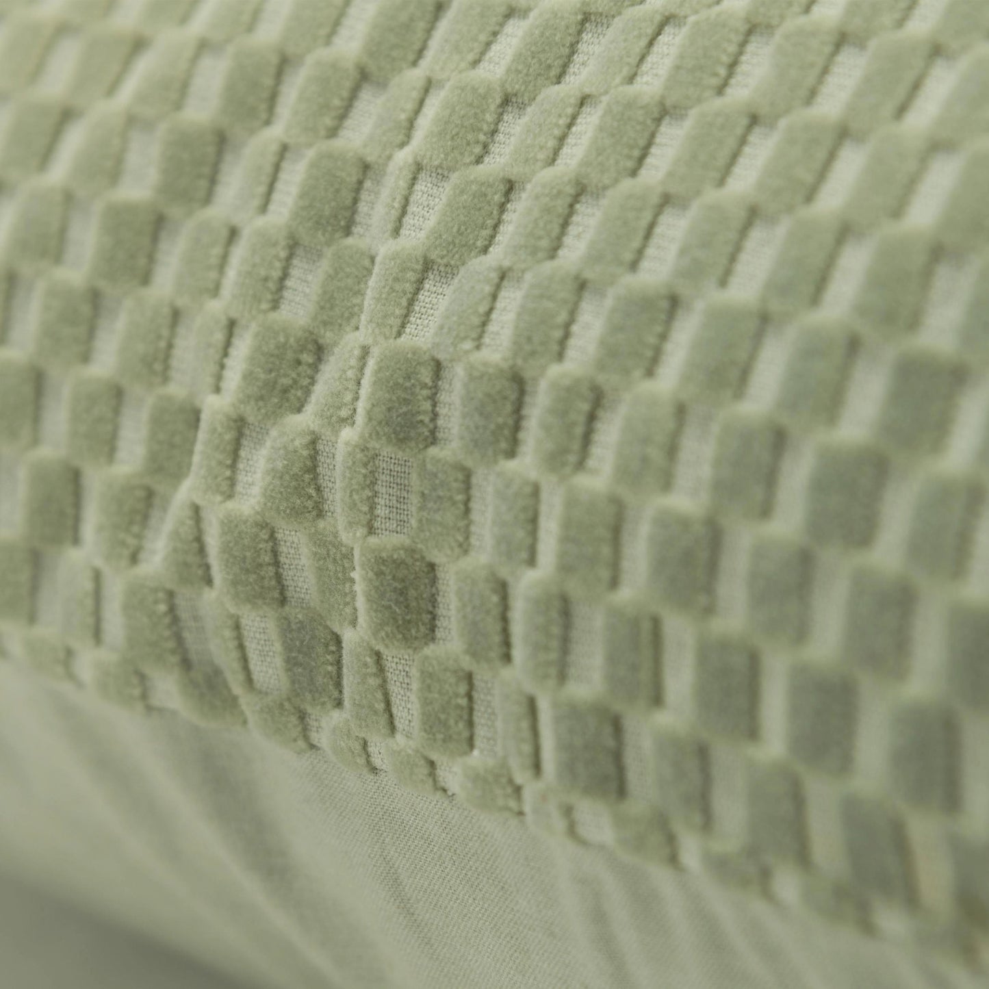 038 SI-2023427,SI-2023435 | Closeup | McCone Pillow by HedgeApple Essentials. Made from cotton in a modern style.